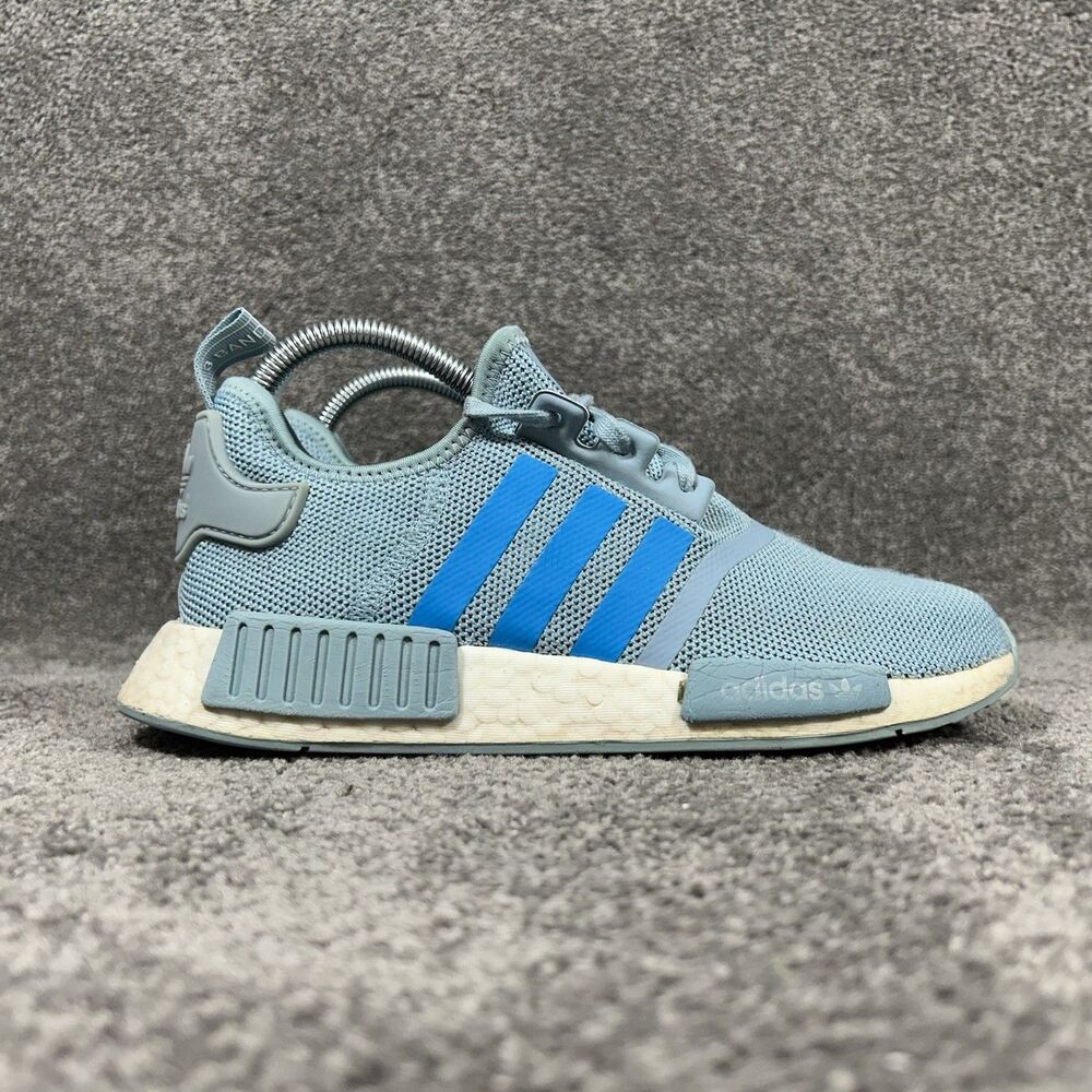 ADIDAS Boost NMD_R1 J G27688 Men’s Size 6.5 Shock Cyan Cloud Blue Running Shoes